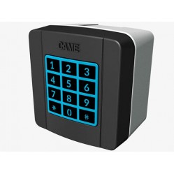 Came SELT1NDG клавиатура кодонаборная накладная, 12 кнопок, синяя подсветка, цвет RAL7024 (806SL-0150)